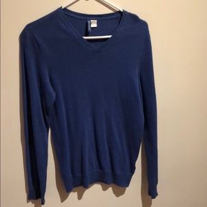 H&M Blue V-neck Sweater Size S